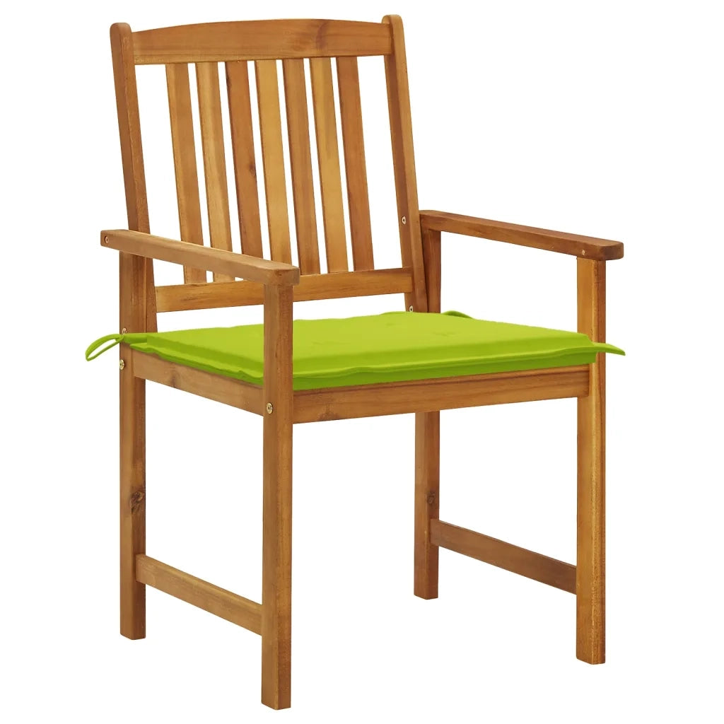 Sedie da Giardino con Cuscini 6 pz in Legno Massello di Acaciacod mxl 96864