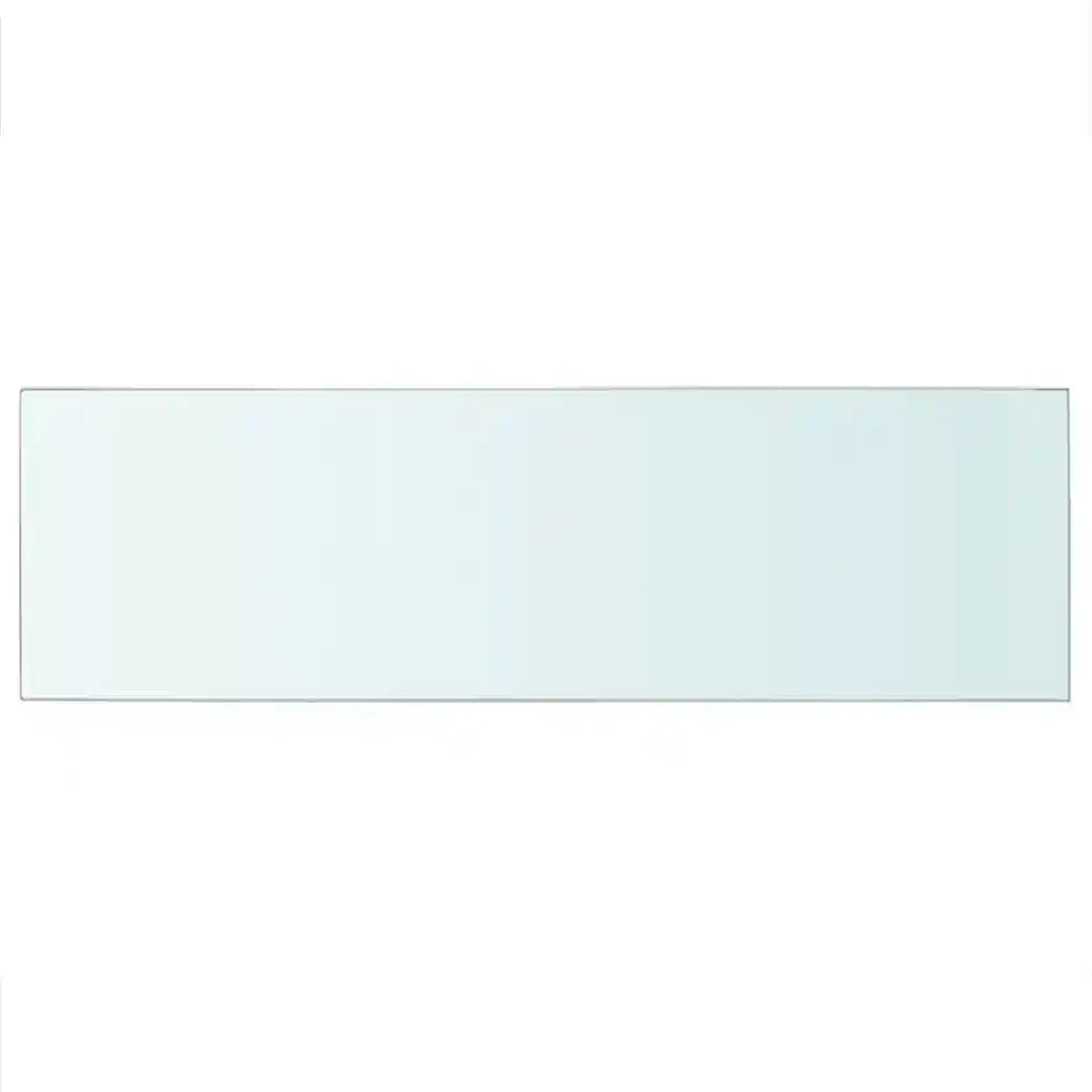 2 pz Mensole | Ripiano | Scaffale in Vetro Trasparente 80x25 cm