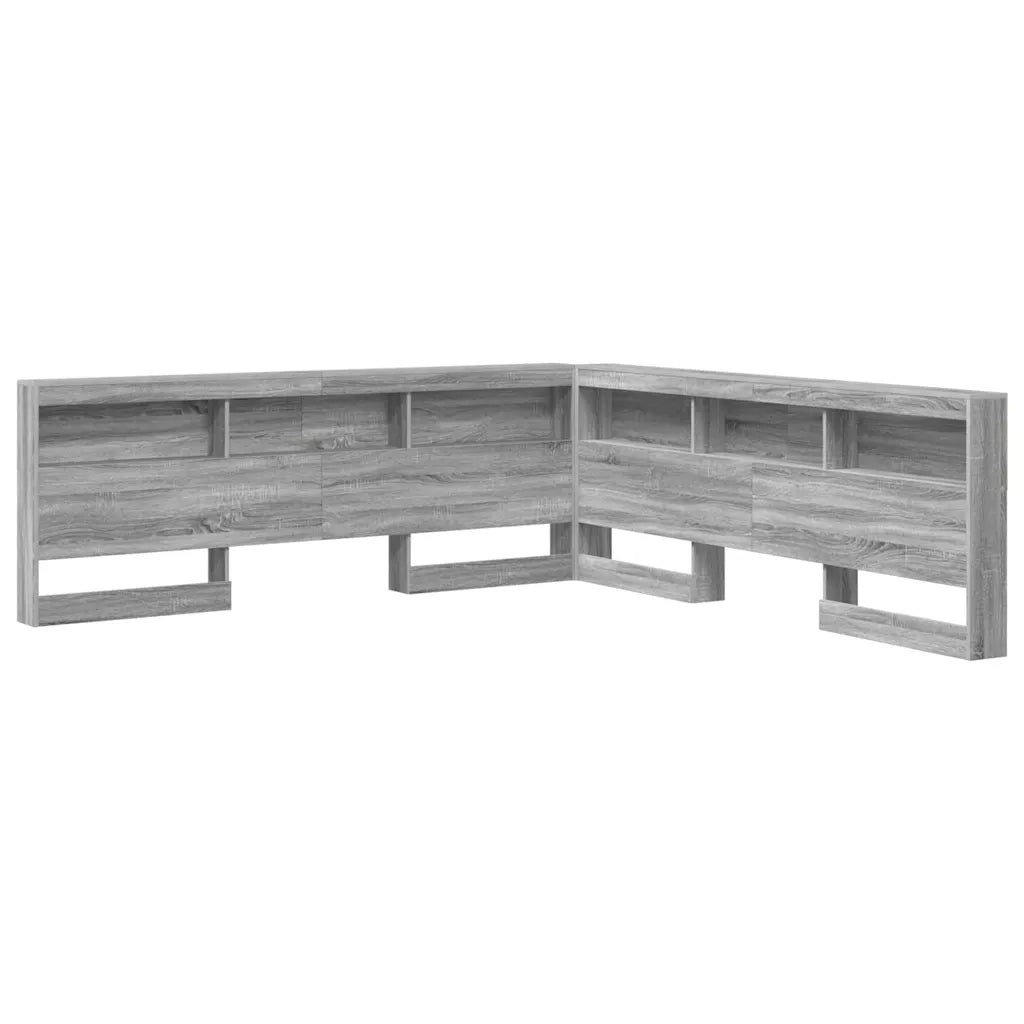 Testata contenitore Grigio Sonoma 180 cm Legno multistrato 3335514