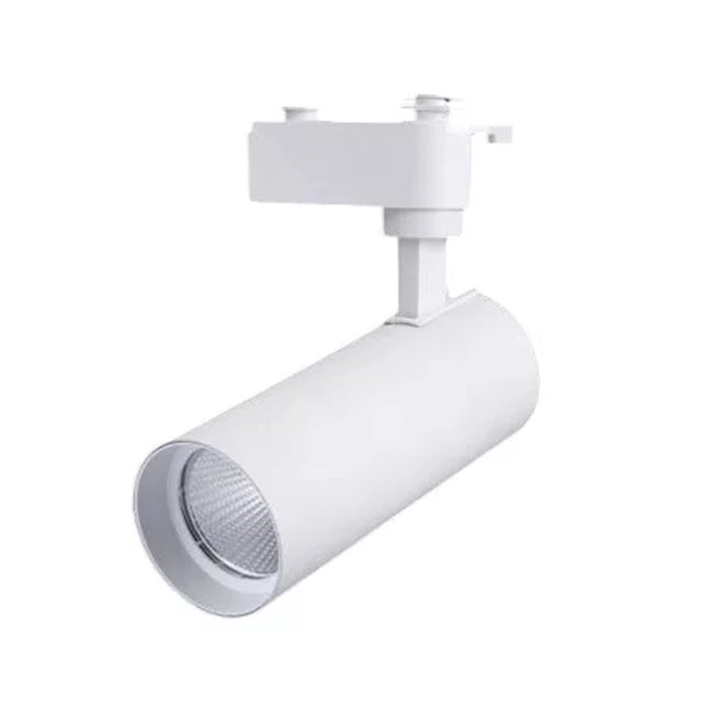 Trade Shop - Faretto Led 15w Orientabile Per Binario Monofase Direzionabile Cct Switch Ip20 Fm-15w-3c -
