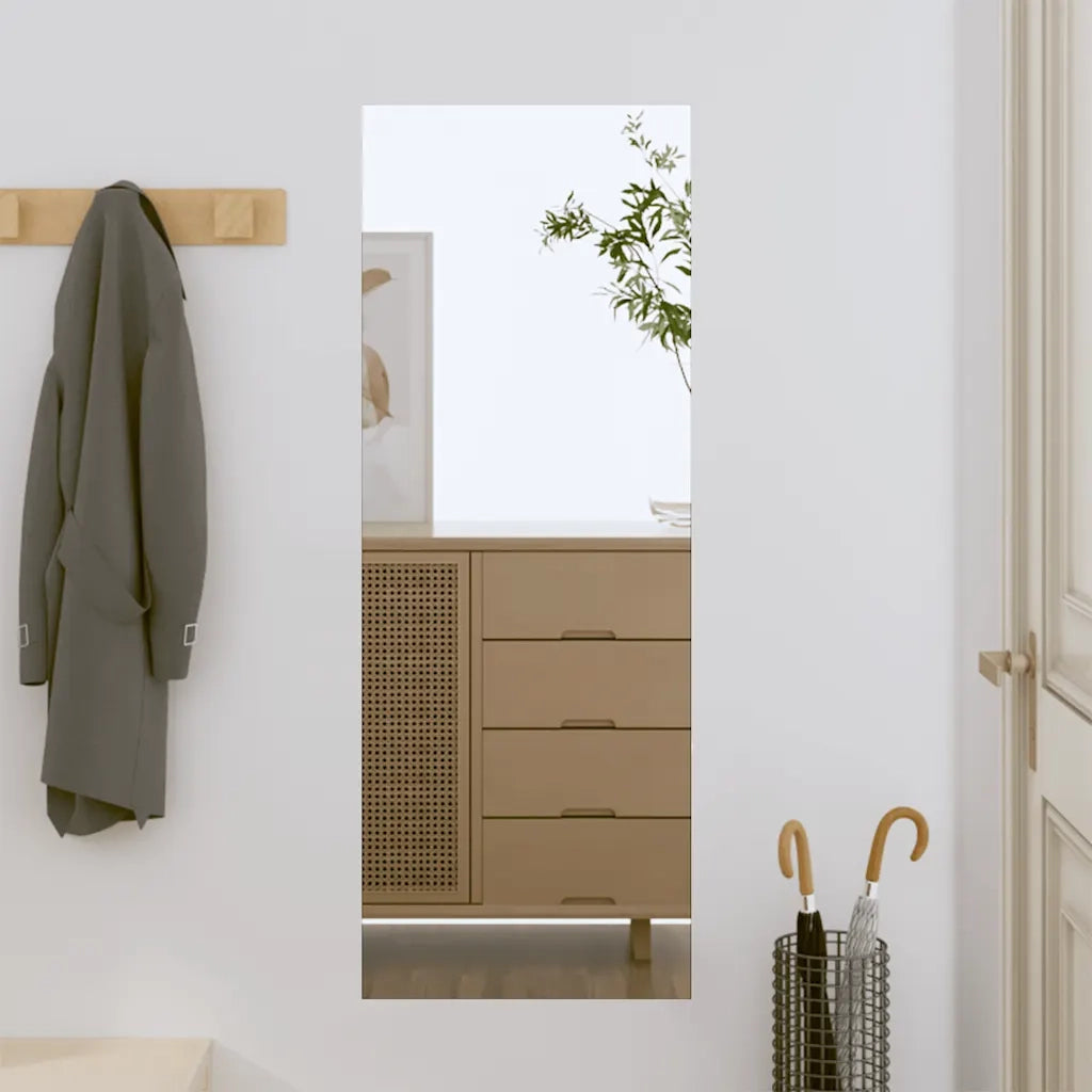 Specchio da Parete | Specchio decorativo 30x80 cm Vetro Rettangolare