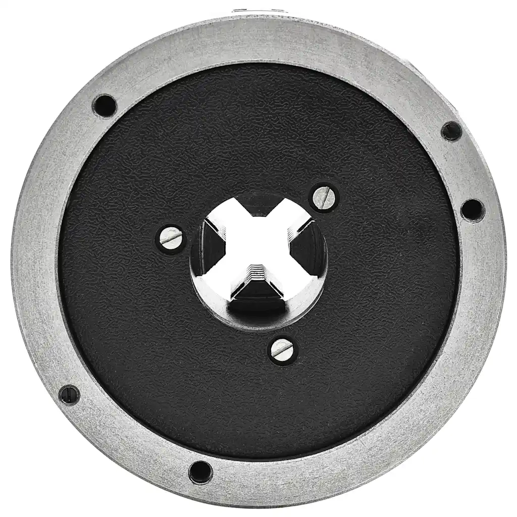 Mandrino per Tornio a 4 Griffe Autocentrante 160 mm in Acciaio 146711