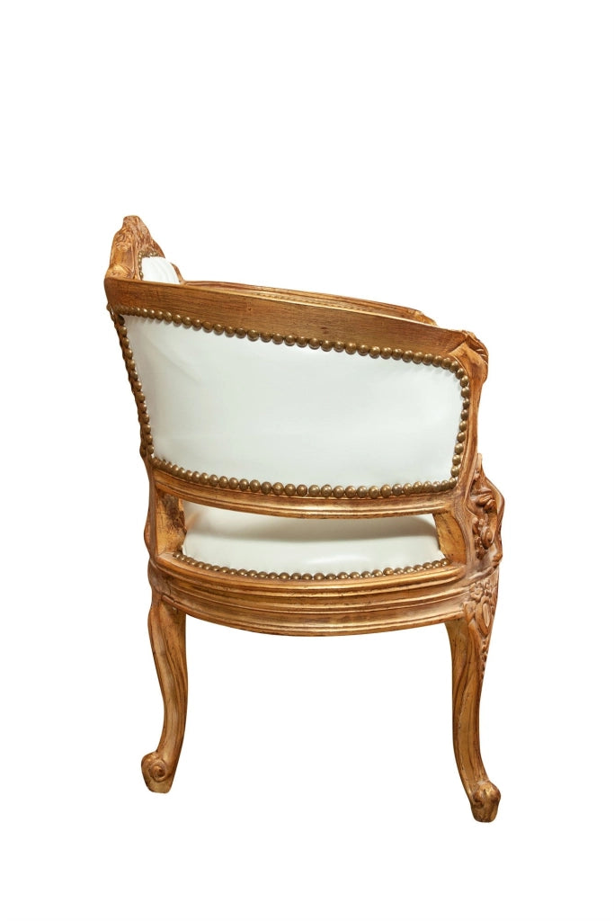 Biscottini Divanetto stile francese Luigi XVI in legno massello di faggio XVI, faggio,