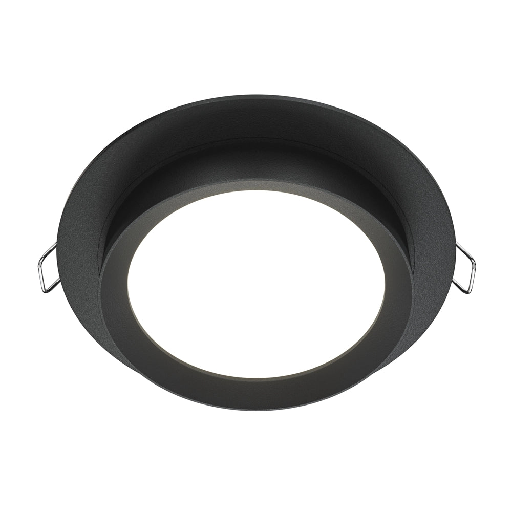 Maytoni Hoop faretto incasso tondo nero GX53 15W IP20