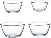Set di 4 pentole in acciaio inossidabile con coperchio - resistente al magnetron e lavastoviglie per cucinare e cuocere