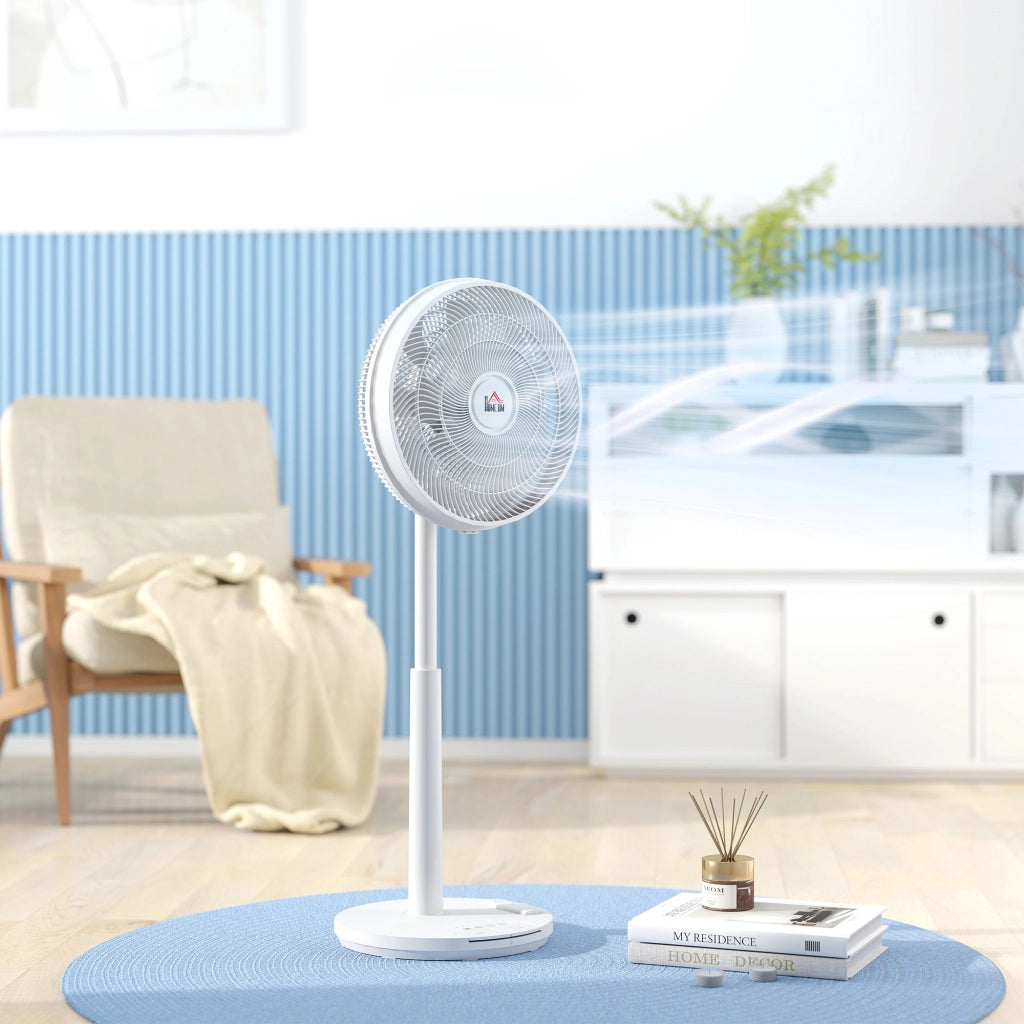 Ventilatore 3 Modi LED Oscillante ¨C zephmum ¨C Plastica Bianco