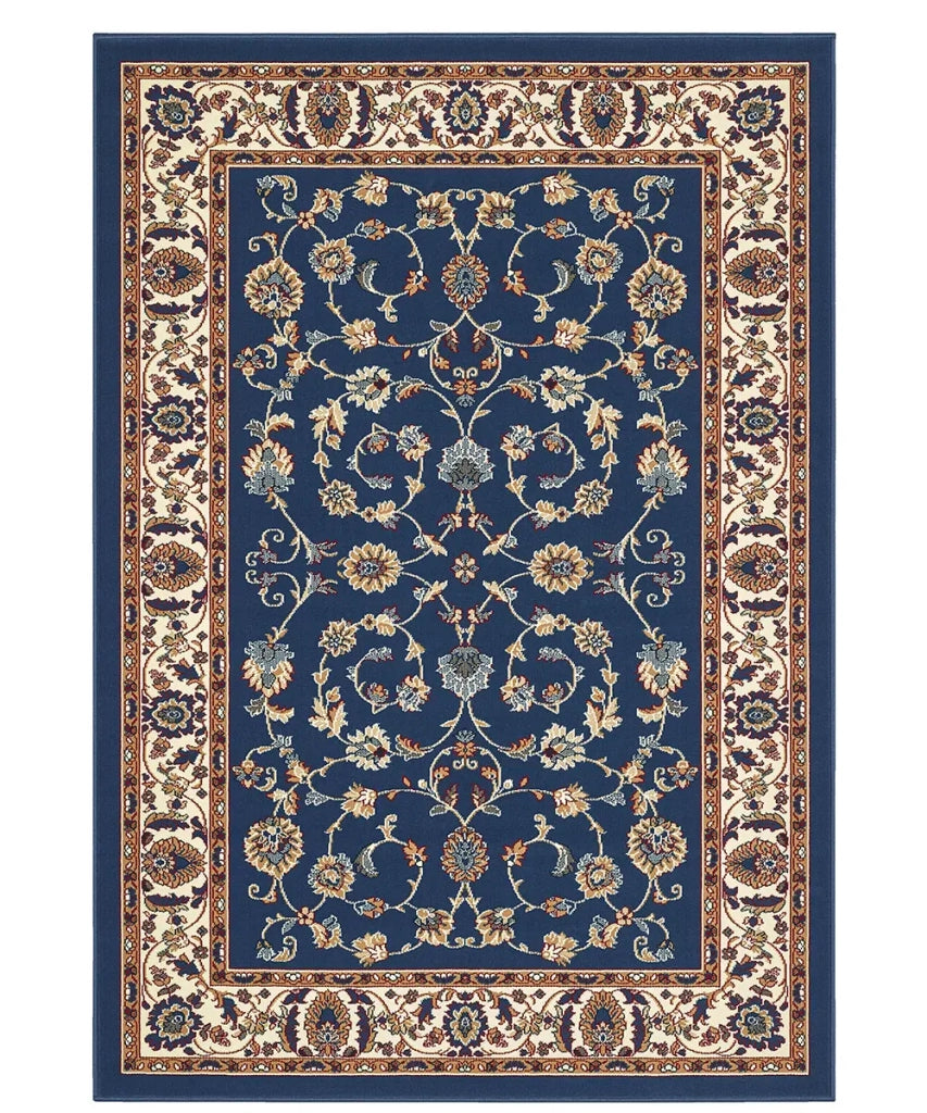 Tappeto passatoia ROYAL SHIRAZ 2079 AZZURRO cm.100x150 arredo casa disegno moderno geometrico arredo casa