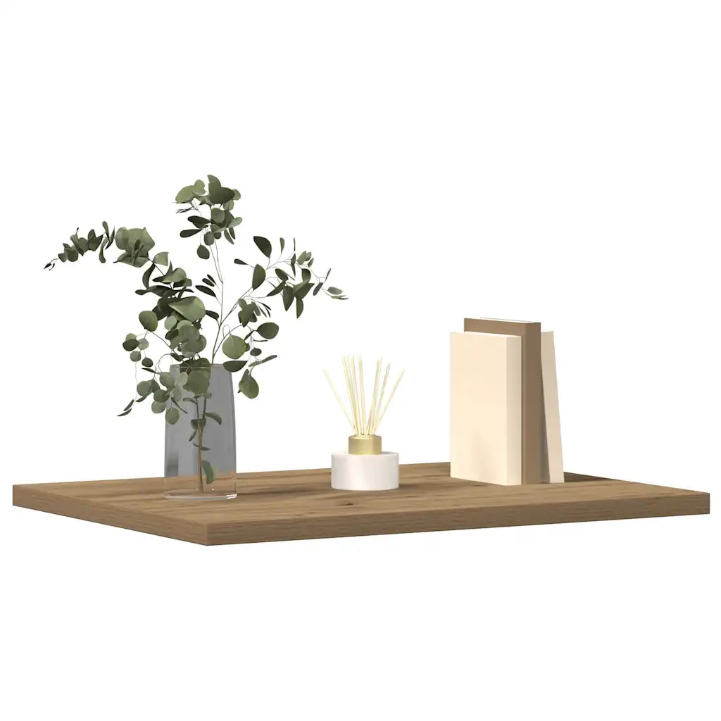 Ripiani per Libreria 4 pz Rovere 60x10x1,5 cm Legno Multistrato 856294