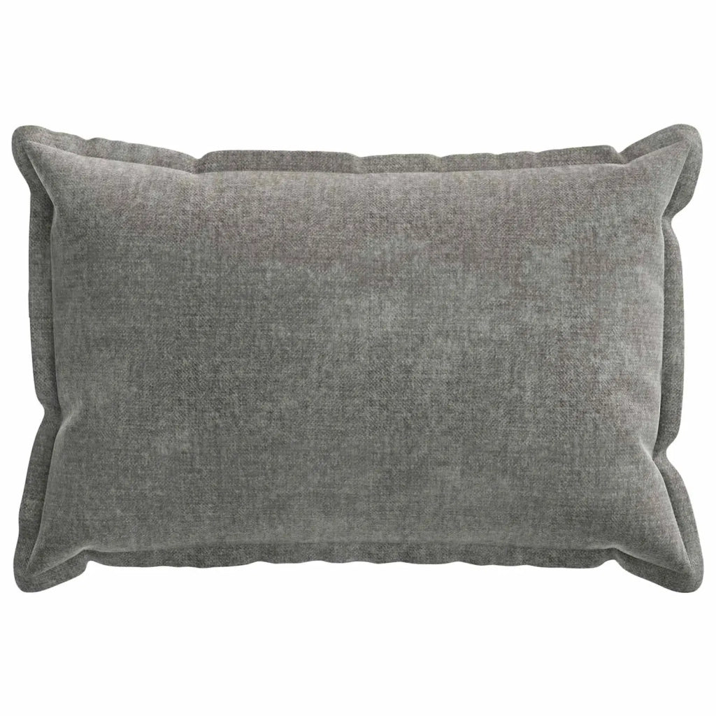 Federa 2 pcs HOUTEN Grigio Scuro 50 x 75 cm Tessuto Chenille 919841