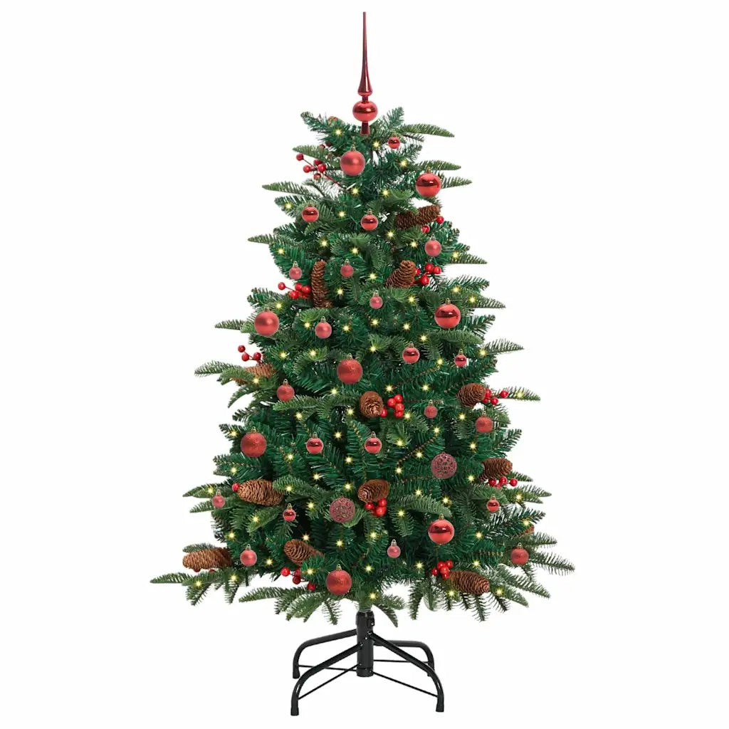Albero di Natale | Decorazioni natalizie artificiale con 150 LED Verde 150 cm