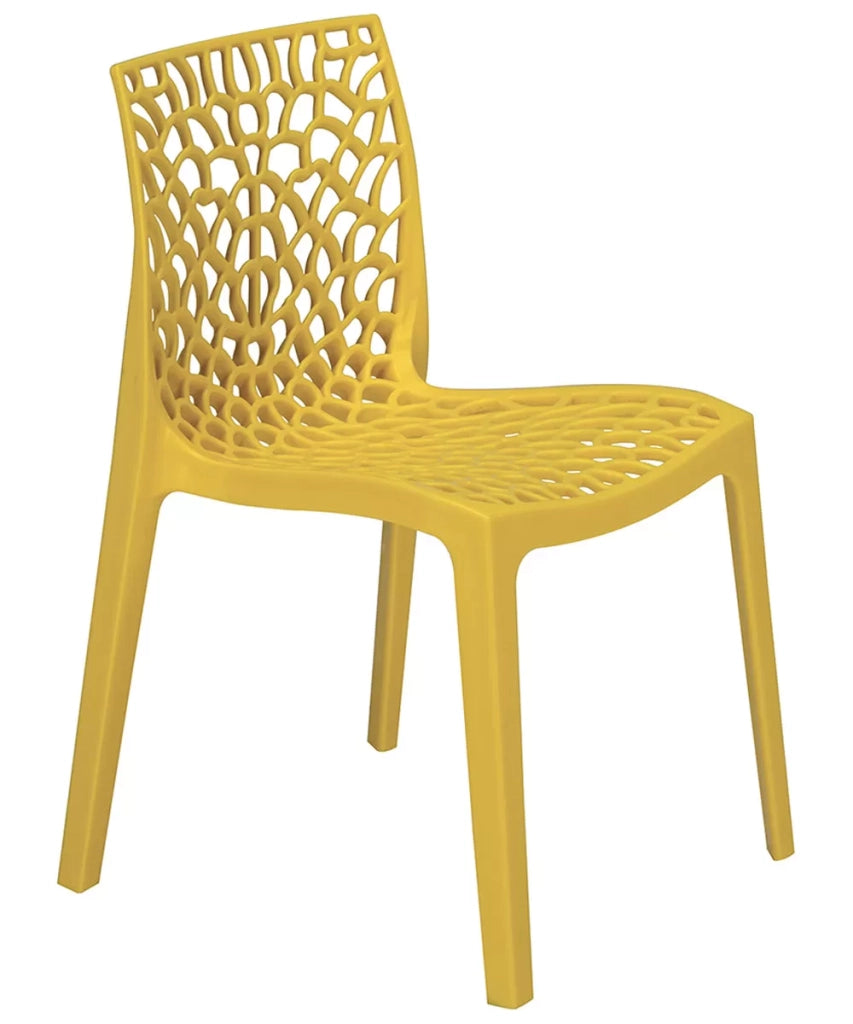 Sedia Gruvyer polipropilene giallo