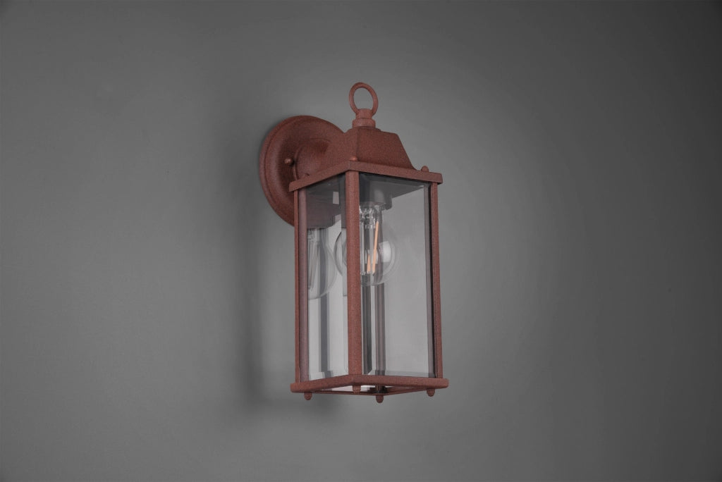 Applique esterno OLONA alluminio rame E27 Trio 201960124