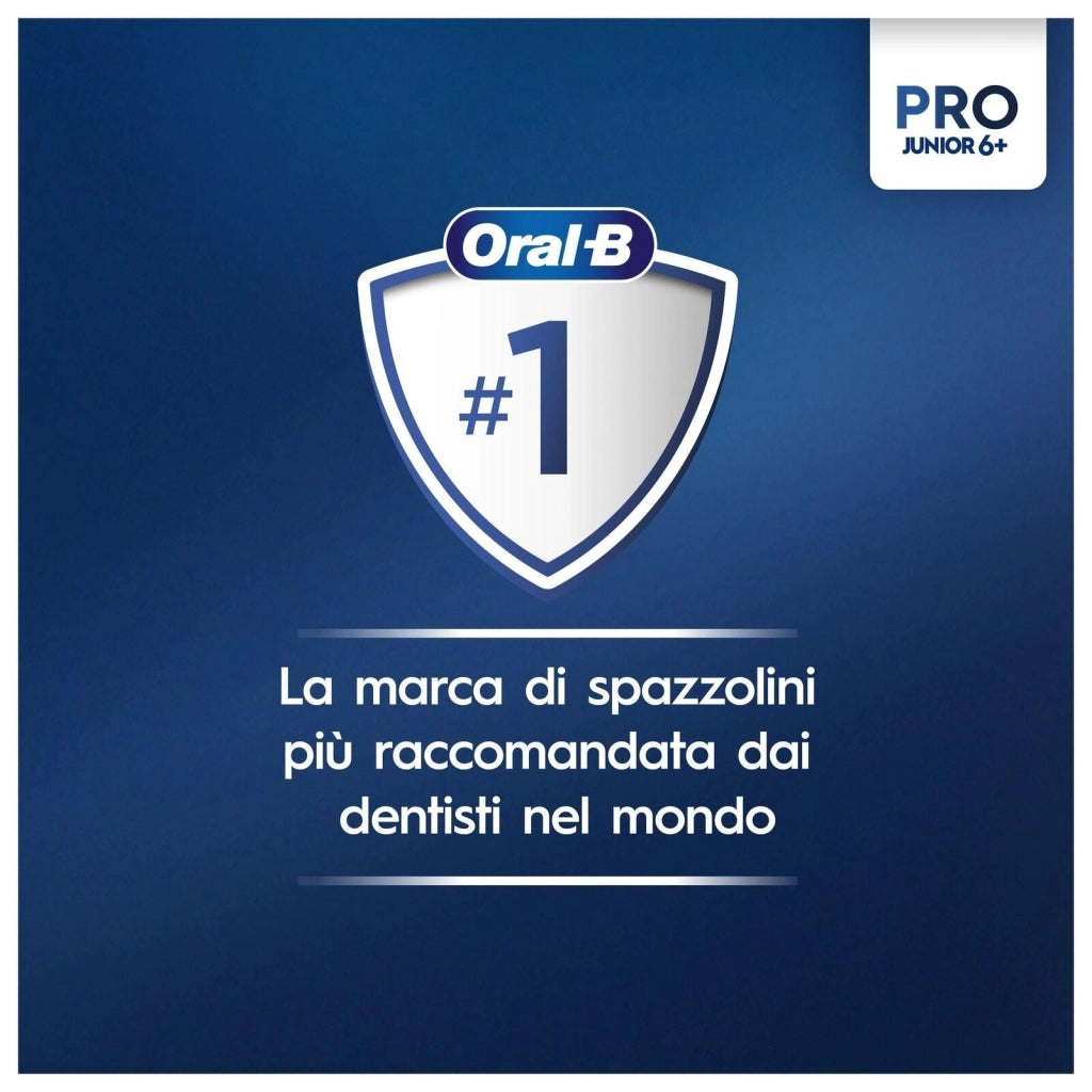 Oral-B PRO 14876673 spazzolino elettrico Bambino Spazzolino rotante Multicolore, Bianco