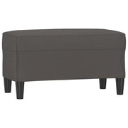 Panca Grigia 70x35x41 cm in Similpelle CFW9275547