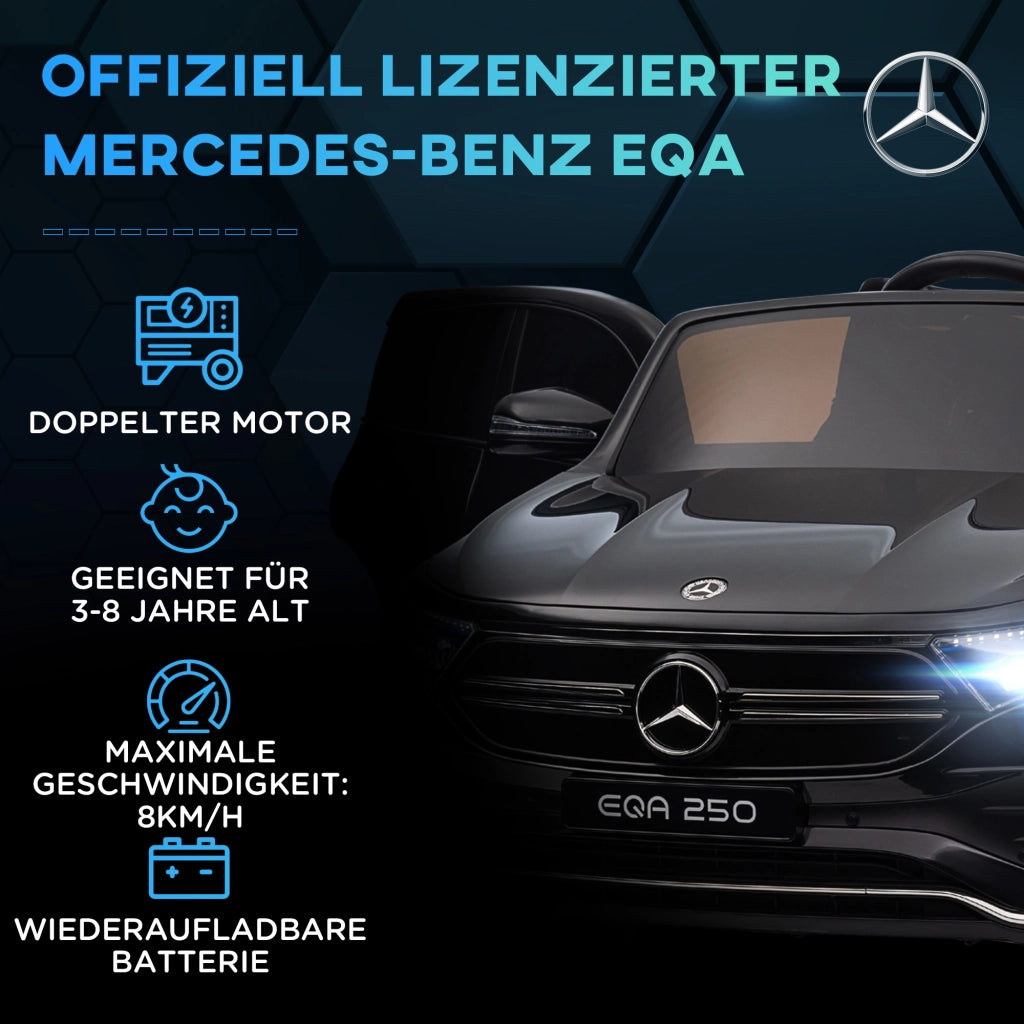 Auto Bambini Mercedes-Benz EQA ¨C zephmum ¨C Nero