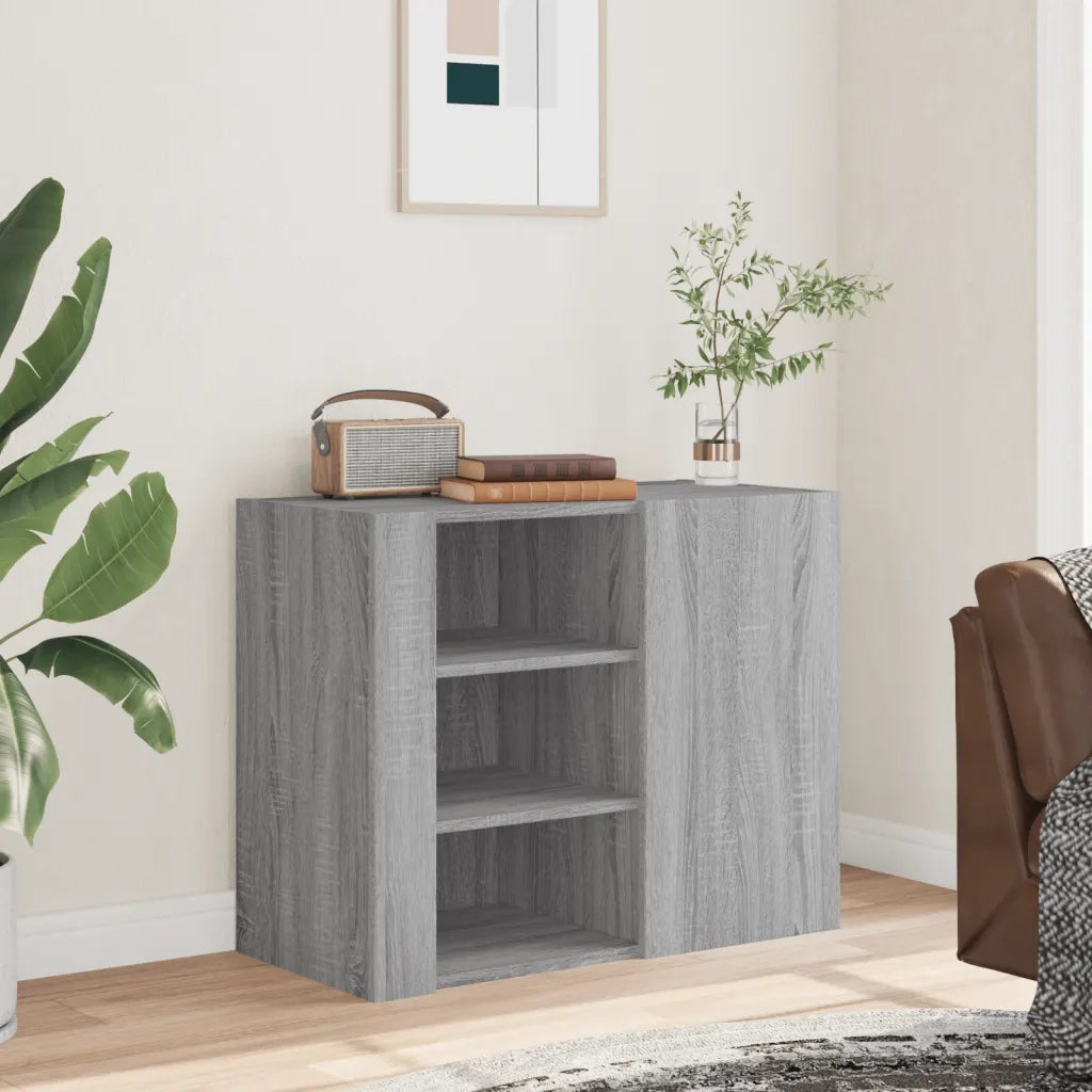 Armadietto a Muro | Mobile a Parete Grigio Sonoma 75x35x60 cm in Truciolato