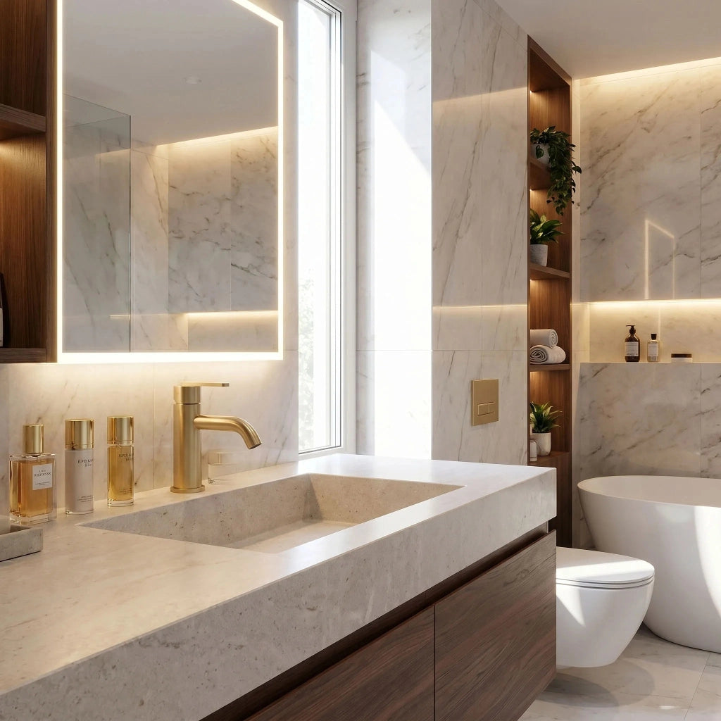 Rubinetto Da Bagno Rea Ontario Brush Nickel