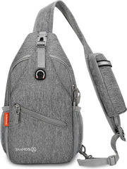 Borsa da Spalla con Cinturino Anti-Furto - Borsa da Trasporto per Uomo Donna - Borsa da Spalla per Esterno Bicicletta Viaggi Camminata