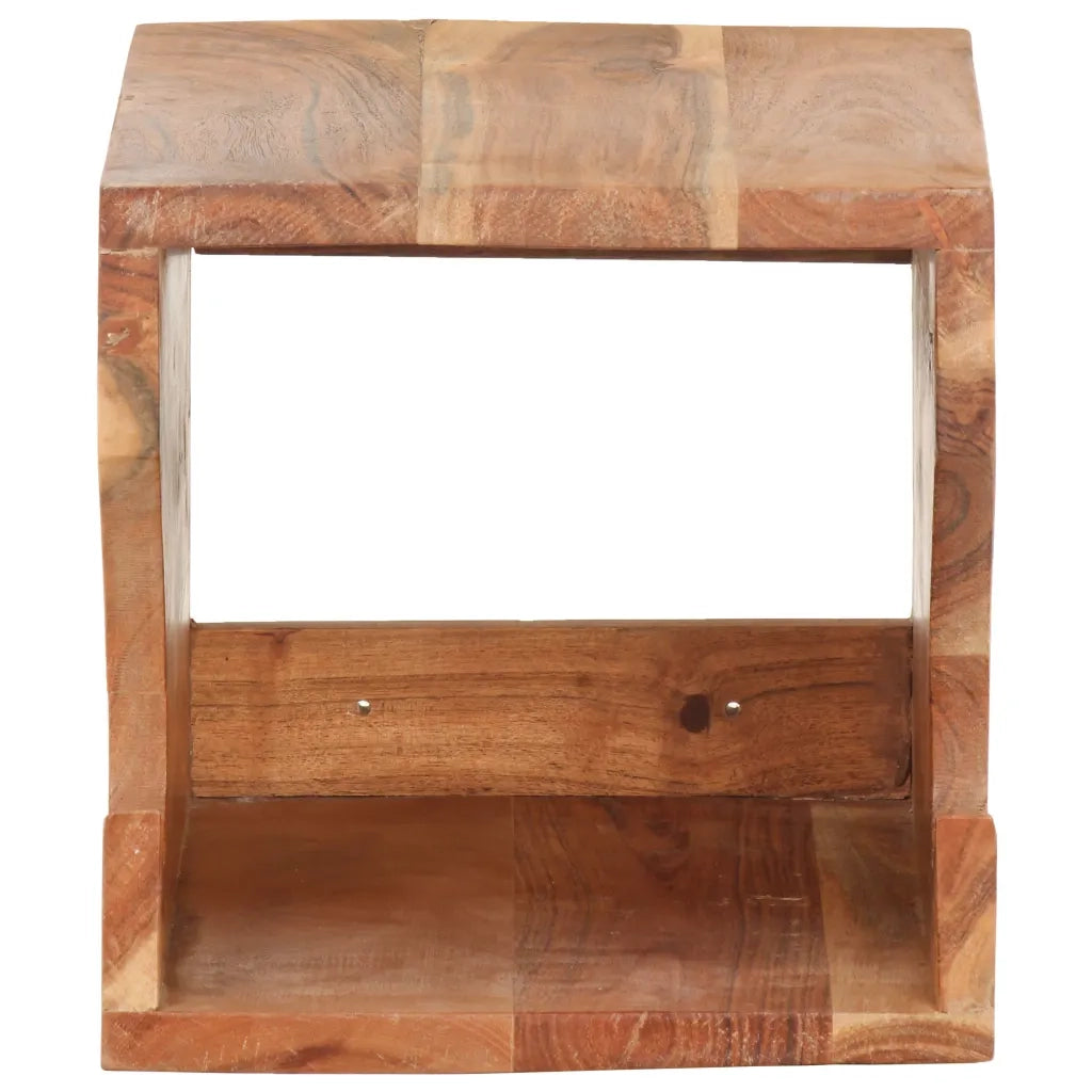 Supporto Bicicletta da Parete 35x25x25 cm in Legno di Acacia CFW8209631