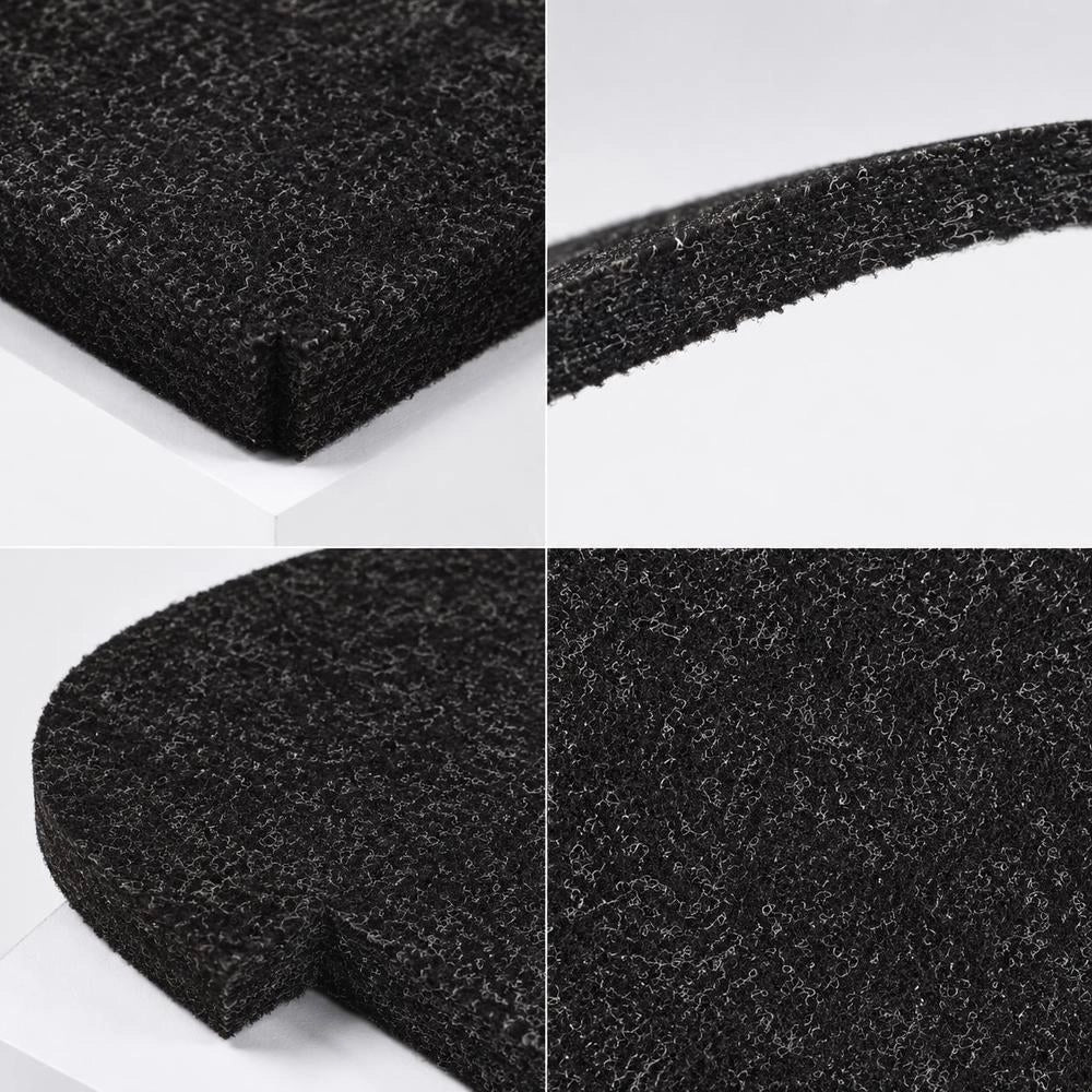 Self-adhesive Stair Treads, 15 Pieces, 56x17x3 Cm, Black
