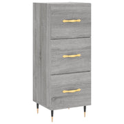 Credenza | Madia | Buffet da pranzo | Armadio da pranzo Grigio Sonoma 34,5x34x90 cm in Legno Multistrato