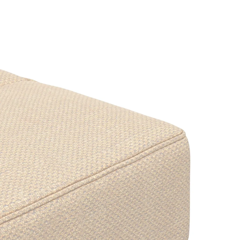 Divano letto | Sof¨¤ letto | Letto singolo a 2 Posti con 2 Cuscini Crema in Tessuto