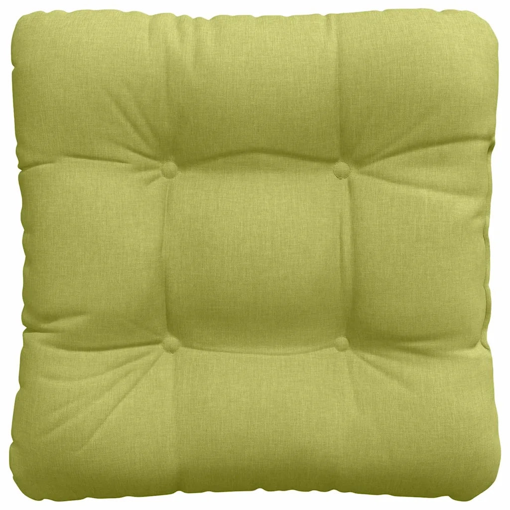 Cuscini per Seduta 4 pcs Verde chiaro 40 x 40 x 12 cm Tessuto