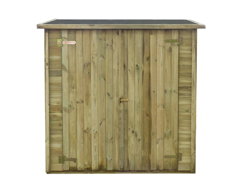 Capanno da giardino LIPKI - 1.79 x 0.90 x 1.76/1.86 m - 1.62 m² - 12 mm - Fondo e parete posteriore inclusi