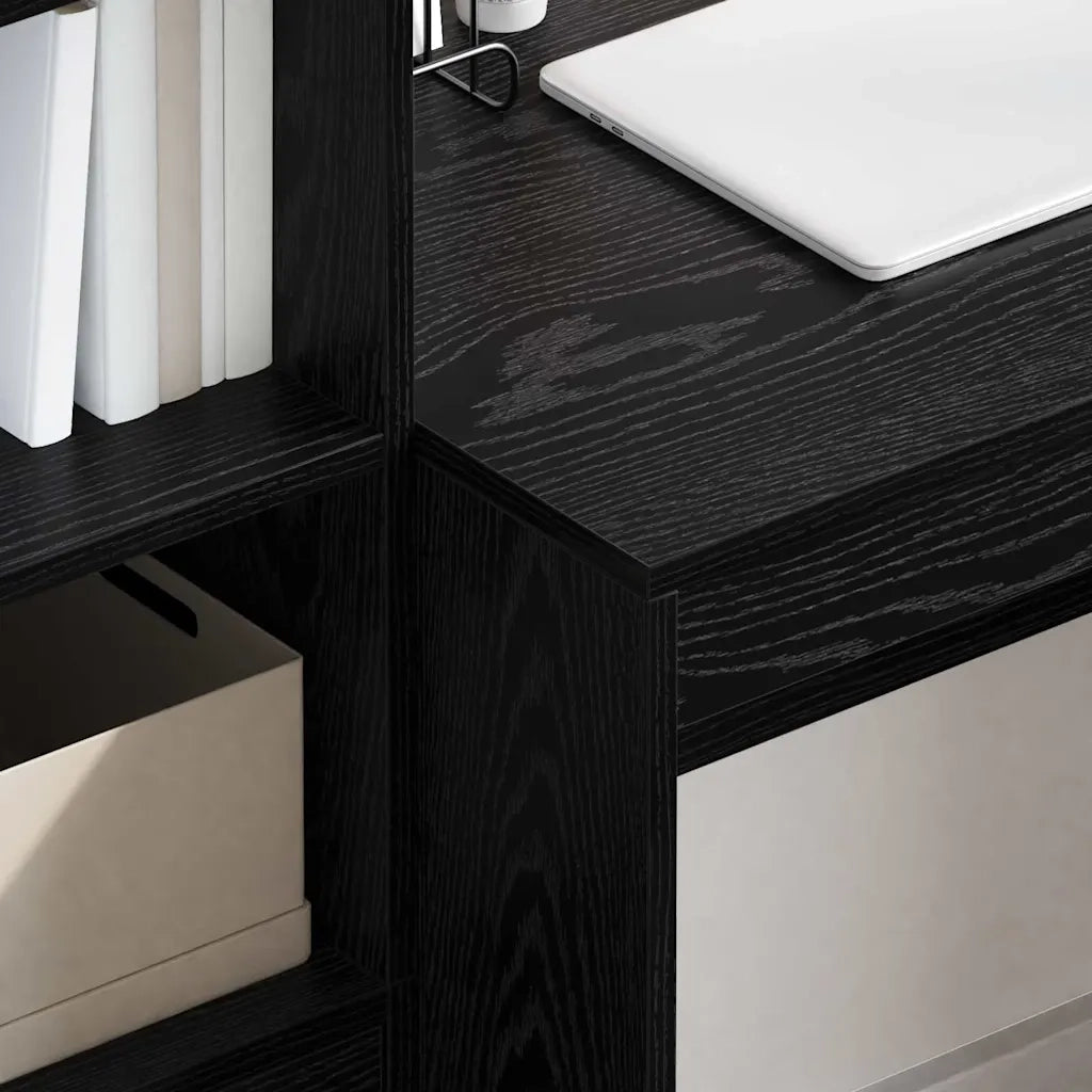 Scrivania Rovere Nero 80 x 50 x 76 cm 869427