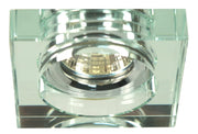 Faretto da incasso Candellux SS-16 quadrato vetro argento