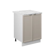 Vicco Mobiletto base cucina GrigioBeige 60 cm , PL Marmo