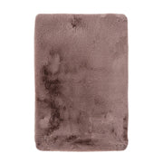 Tappeto da bagno Rabbit Rosa in soffice pelliccia sintetica