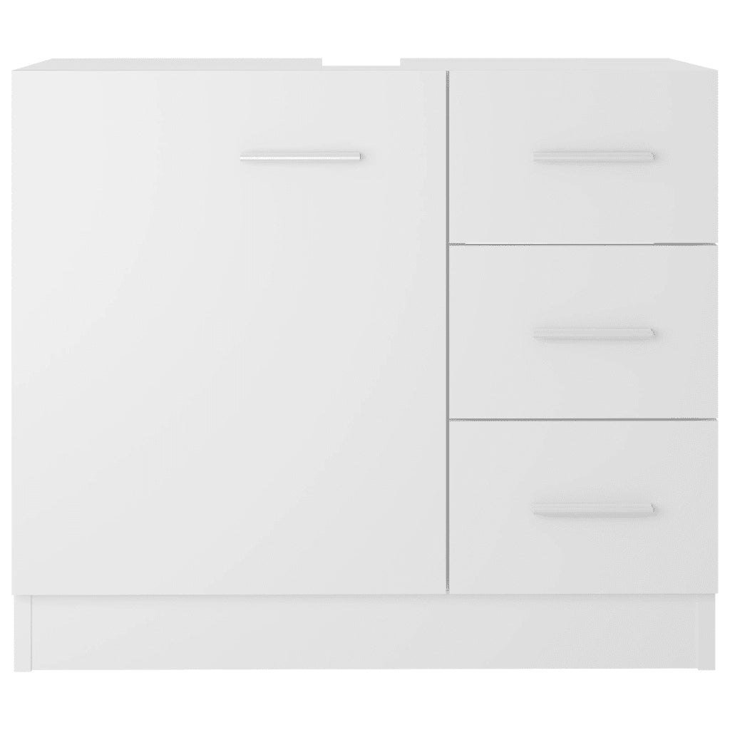 Mobile Sottolavabo Bianco 63x30x54 cm in Multistrato