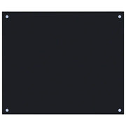 Paraschizzi per Cucina Nero 70x60 cm in Vetro Temperato CFW1532083