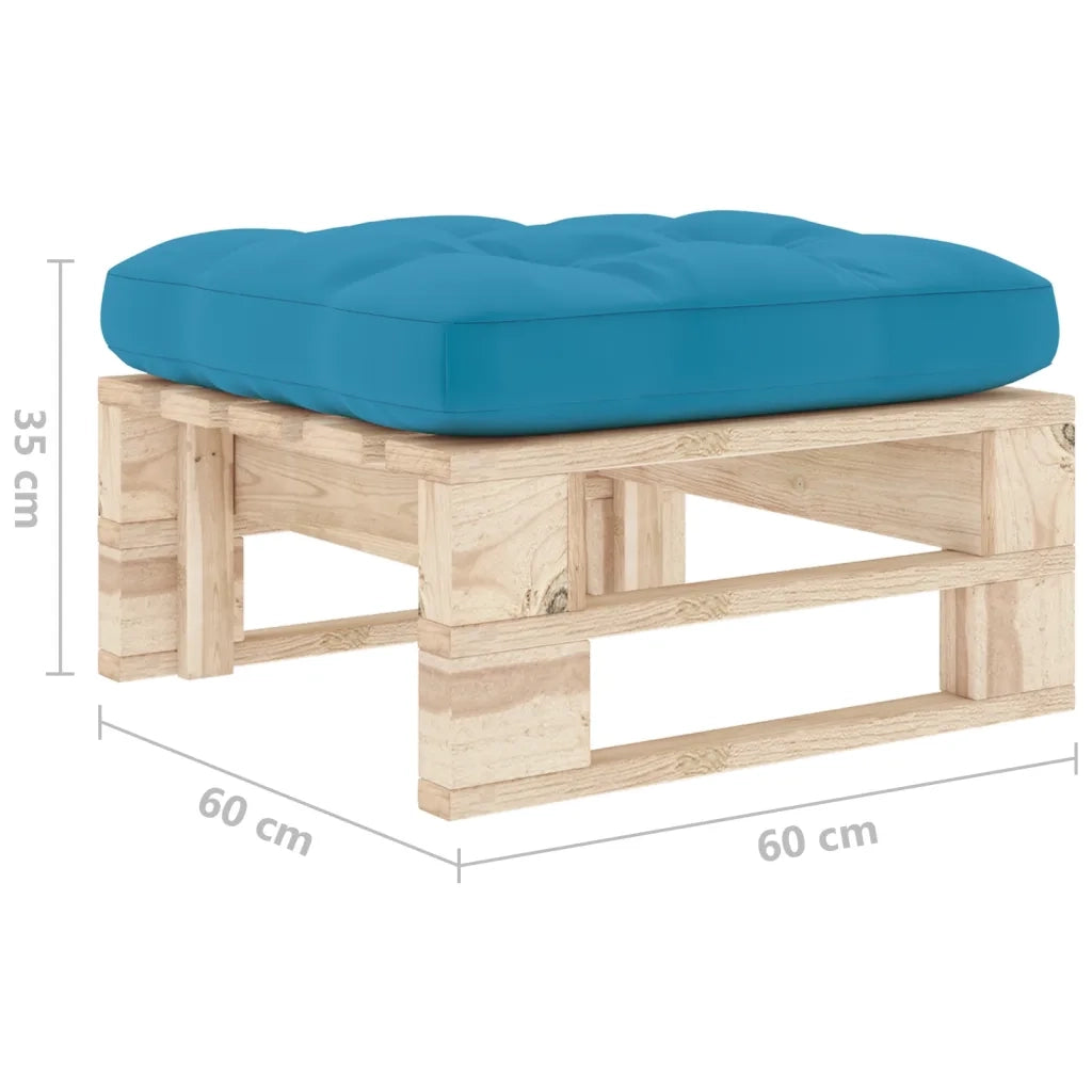 Ottomana da Giardino Pallet in Legno di Pino Impregnato CFW9753432