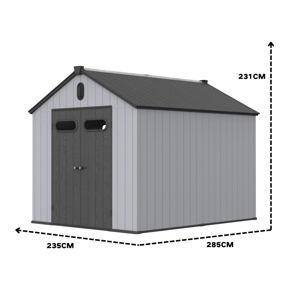 Capannone da Giardino in Resina ¨C Minimal ¨C 235x285x231cm