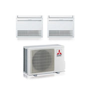 Climatizzatore Condizionatore Mitsubishi Pavimento MFZ-KT Dual Split Inverter 9000 + 12000 BTU con U.E. MXZ-2F42VF Gas R-32