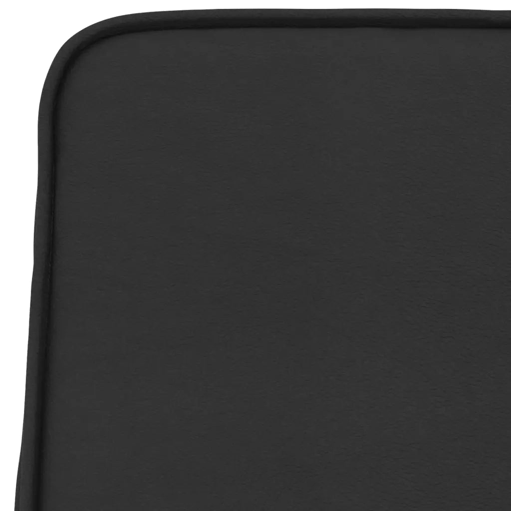 Sedia Lounge Nera 54x75x76 cm in Similpelle 351330