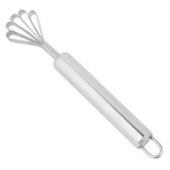 Schraper per Noce di Coco in Acciaio Inossidabile con Contenitore di Raccoglimento - Multifunzionale - Dimensione 19,5 cm - Qualità Alimentare in Acciaio Inossidabile