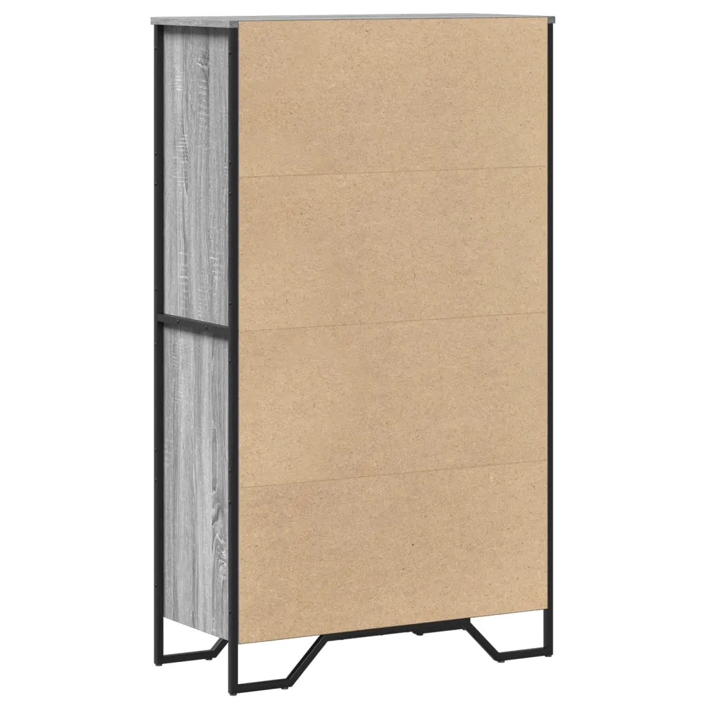 Credenza Grigio Sonoma 79,5x35,5x137,5 cm in Truciolato 3295310