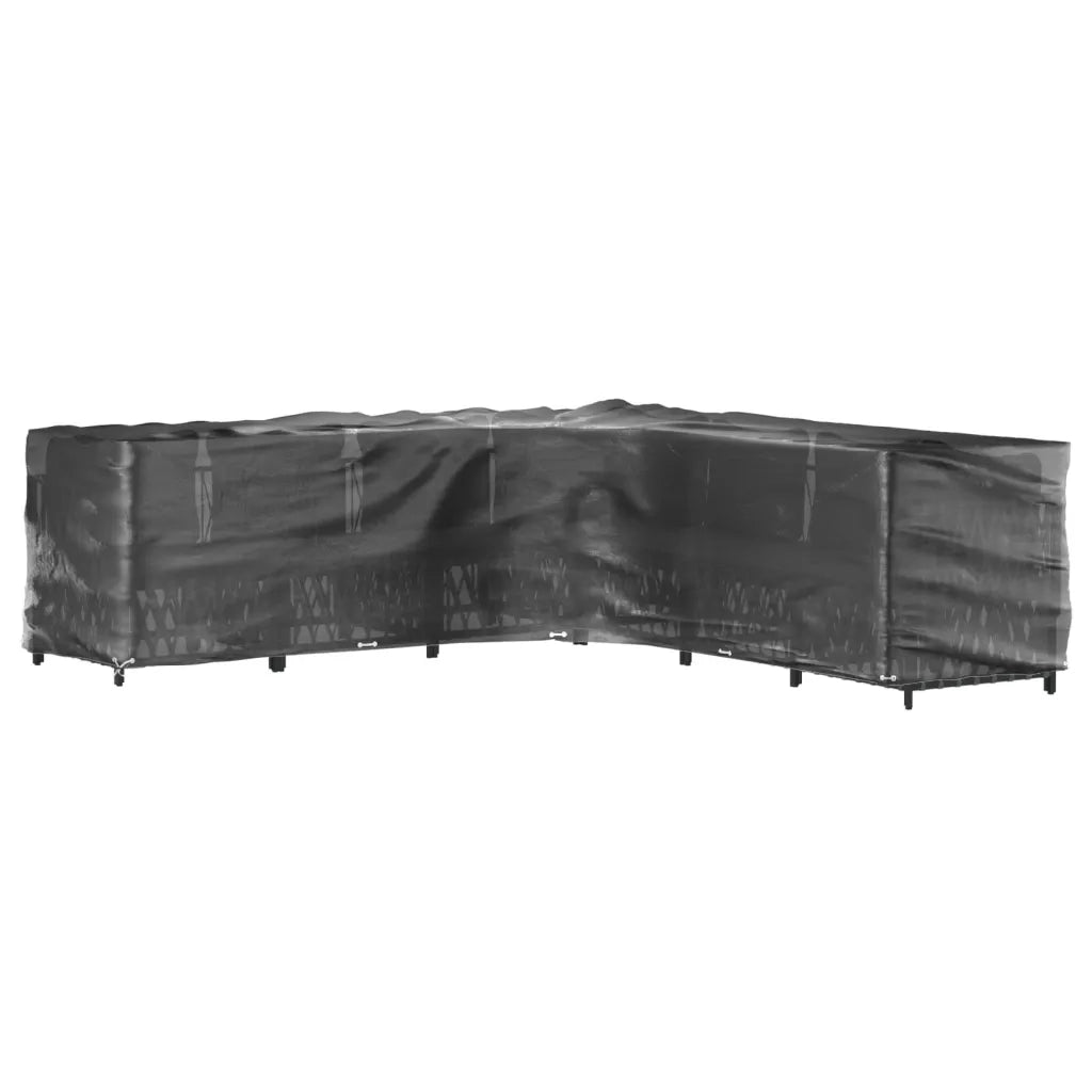 Coperture Mobili da Giardino | Telone per mobili da esterni a L 2 pz 20 Occhielli 300x300x90cm