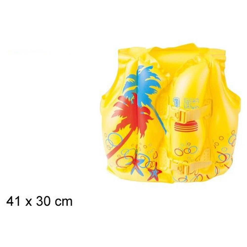 Trade Shop - Giubbotto Giubbetto Salvagente Gonfiabile Tropicale 41x30cm Per Bambini 3-6 Anni 016107 -