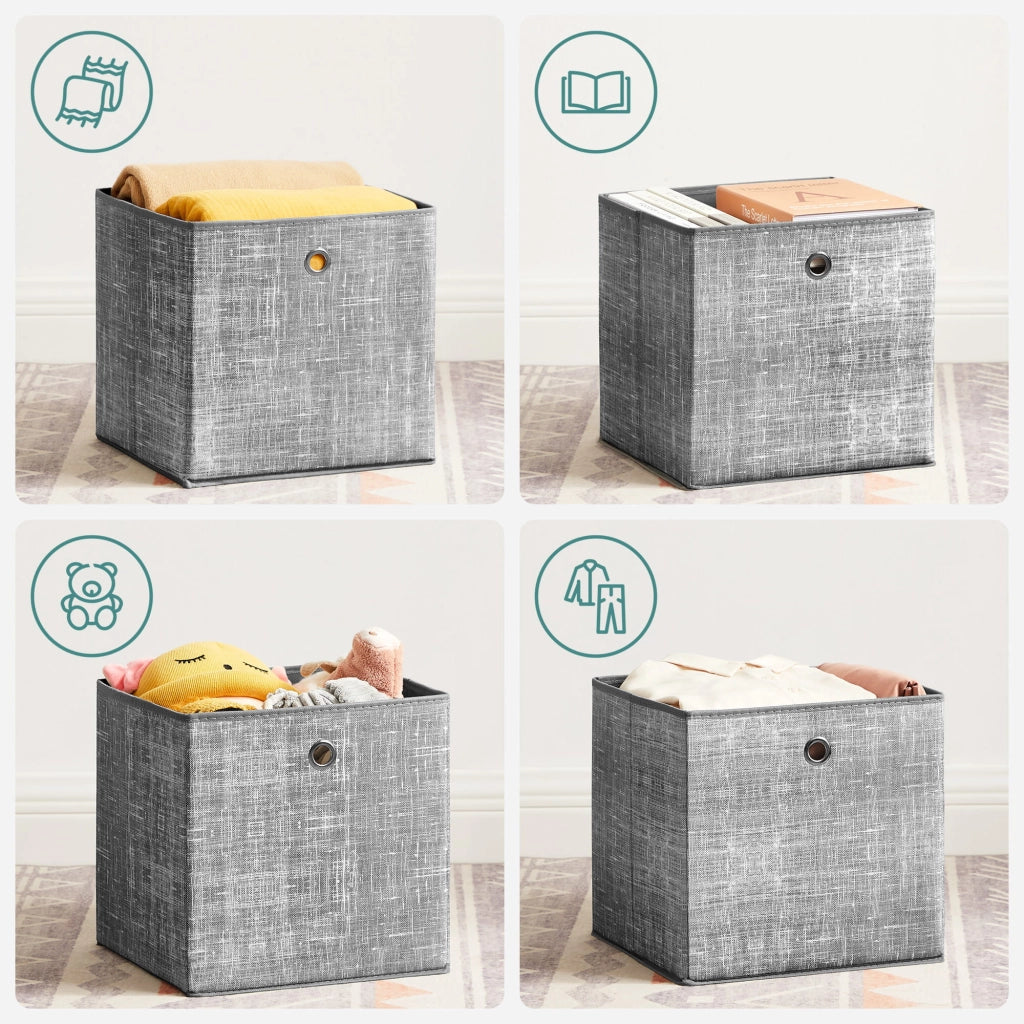 Set organizer multifunzionale grigio VALORA per armadio e cassetti x6