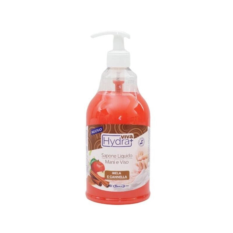 HYDRA VIVA+ SAPONE LIQUIDO FORMATO DA 750 ML CON DISPENSER ALLA MELA E CANNELLA