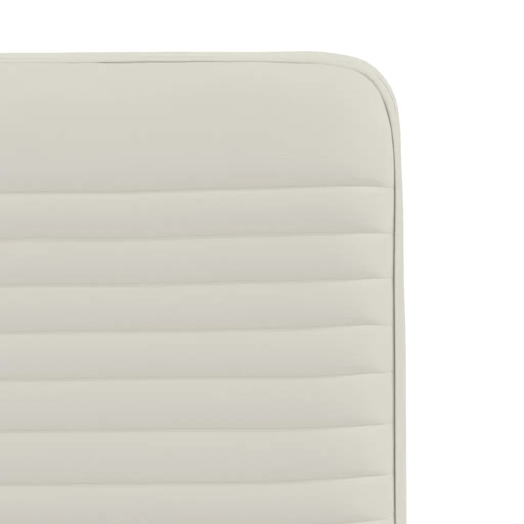 Sedie da Pranzo 4 pz Crema in Velluto 3315242