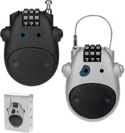Slot per scooter a numero di 3 cifre, retrattile, idrorepellente, leggero 120 g, lunghezza 75 cm