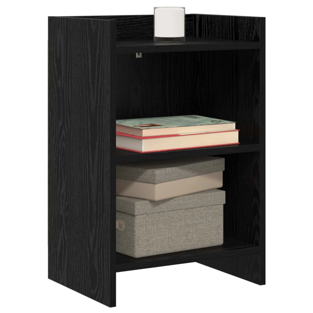 Comodini 2 pcs Rovere Nero 40 x 30 x 60 cm Legno ingegnerizzato 8010998