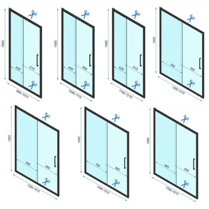 Cabina Doccia Rapid Slide Gold Brush 150x80