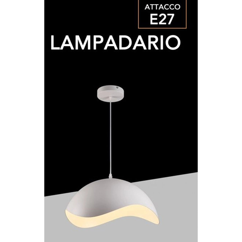 Trade Shop - Lampadario A Sospensione Contemporaneo E27 Lampada Pendente Cucina Isola Soggiorno A23 -