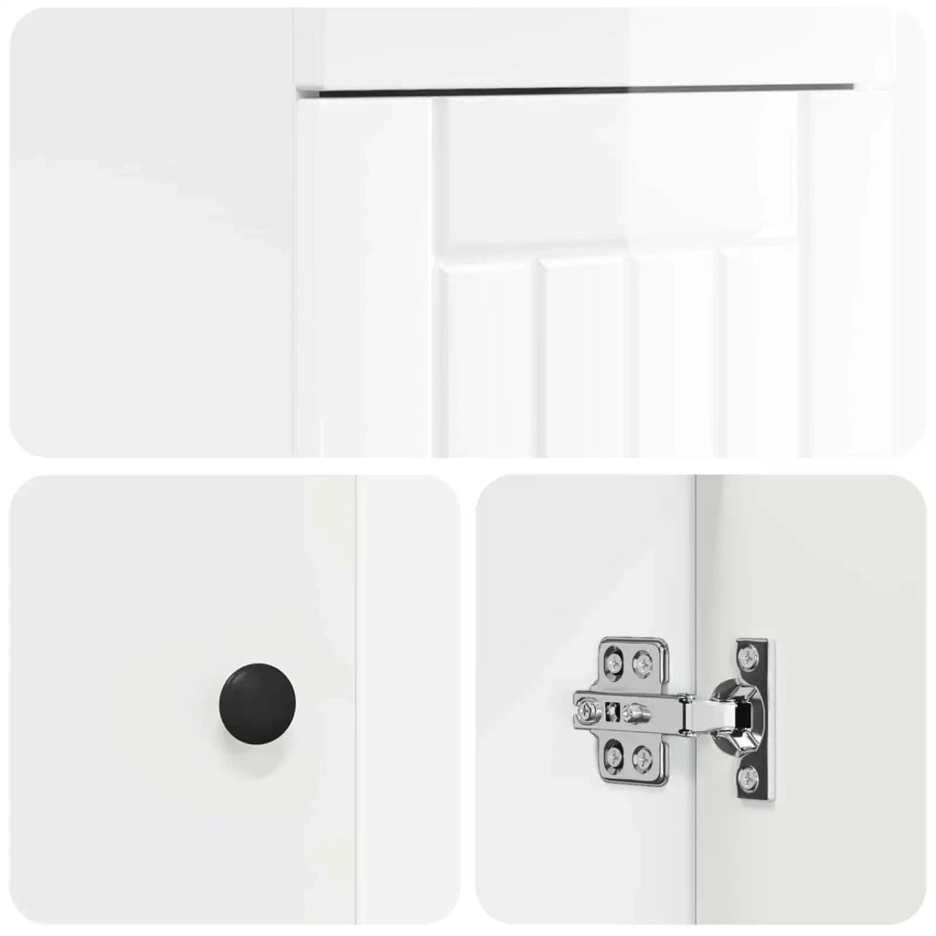 Mobile da bagno con lavabo Bianco Lucido 42 x 40 x 84,5 cm 890028